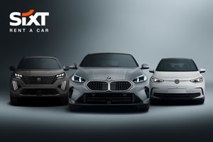 สำรองรถเช่าล่วงหน้ากับ SIXT รับไมล์สะสมสูงสุด 2,000 ไมล์