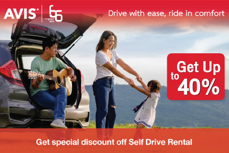 Exclusive Self-Drive Rental Discount Up to 40% Off