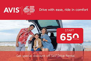Get special rates for self-drive rental with AVIS